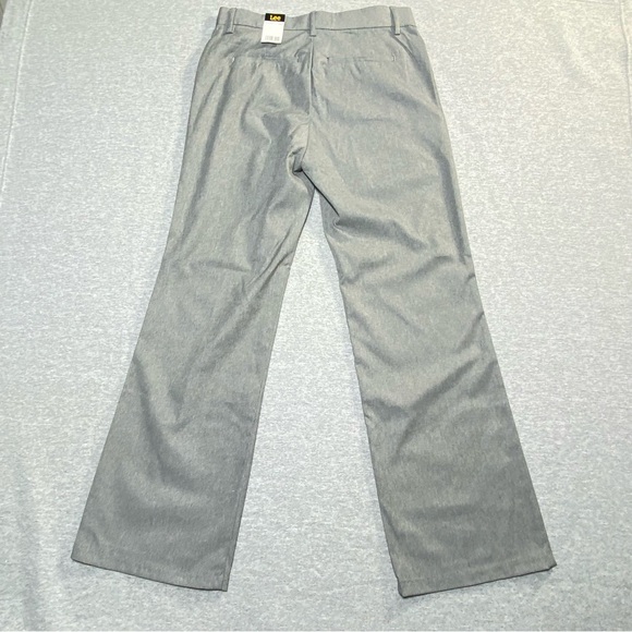 Lee Women's Flex Motion Regular Fit Trouser Pants Size 8 Short Ash Heather NWT - Picture 8 of 16